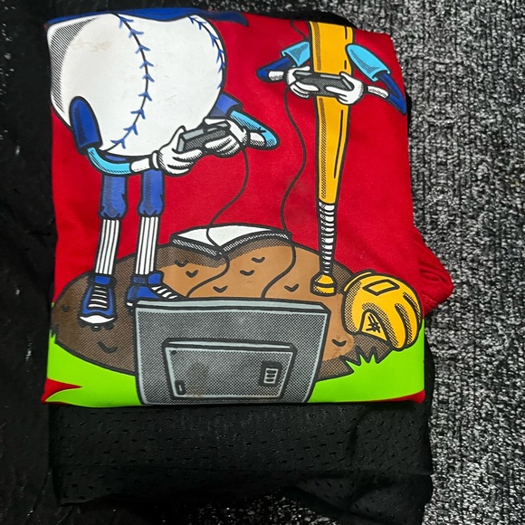 Size 10/12 children’s baseball themed shirt and shirt combo set - Picture 1 of 2